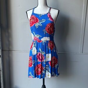Forever 21 Blue Floral Dress